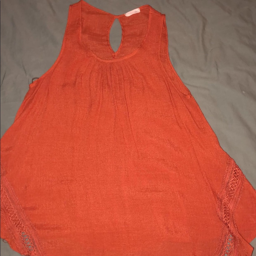 Burnt orange tank top